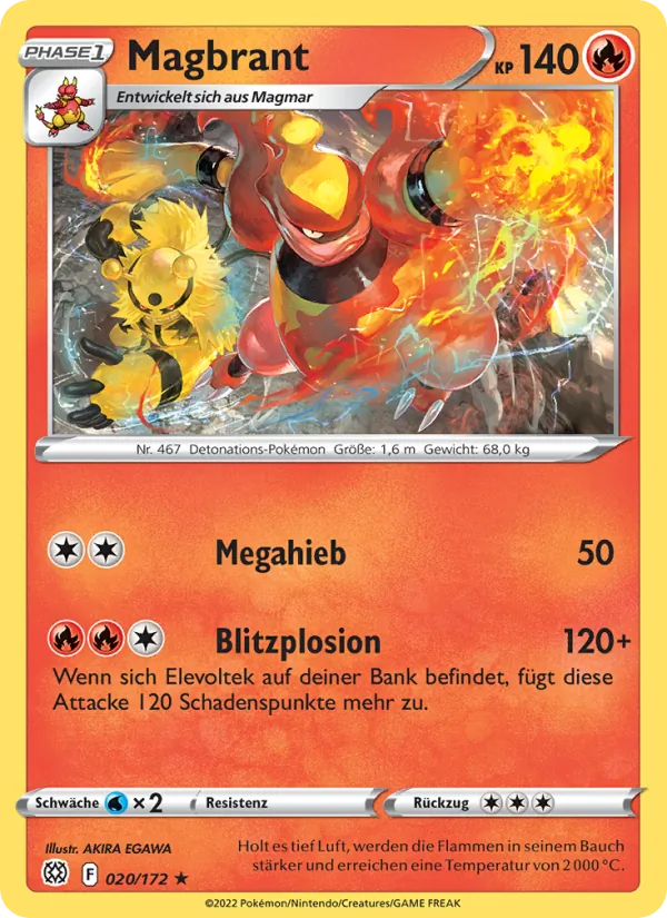 Magbrant Strahlende Sterne 020/172