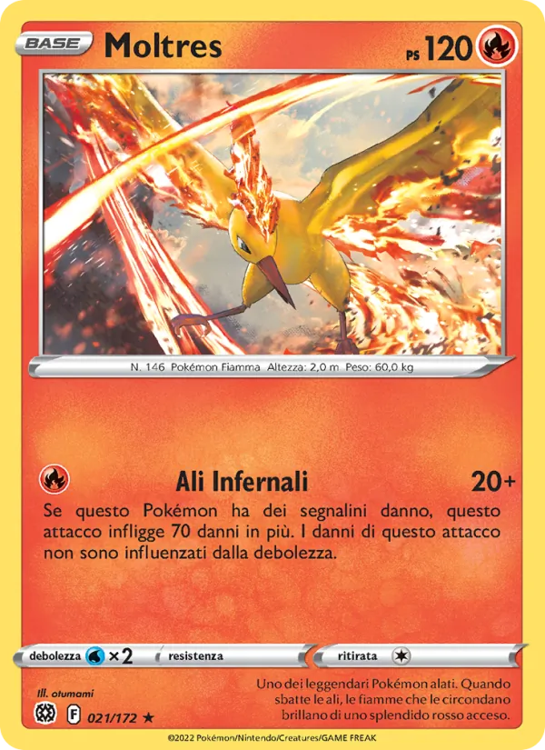Moltres Astri Lucenti 021/172