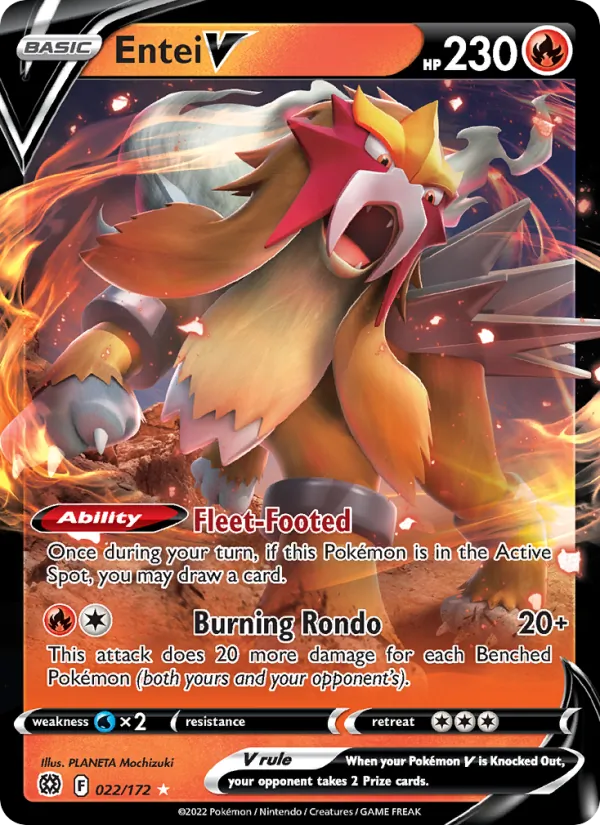 Entei V Brilliant Stars 022/172