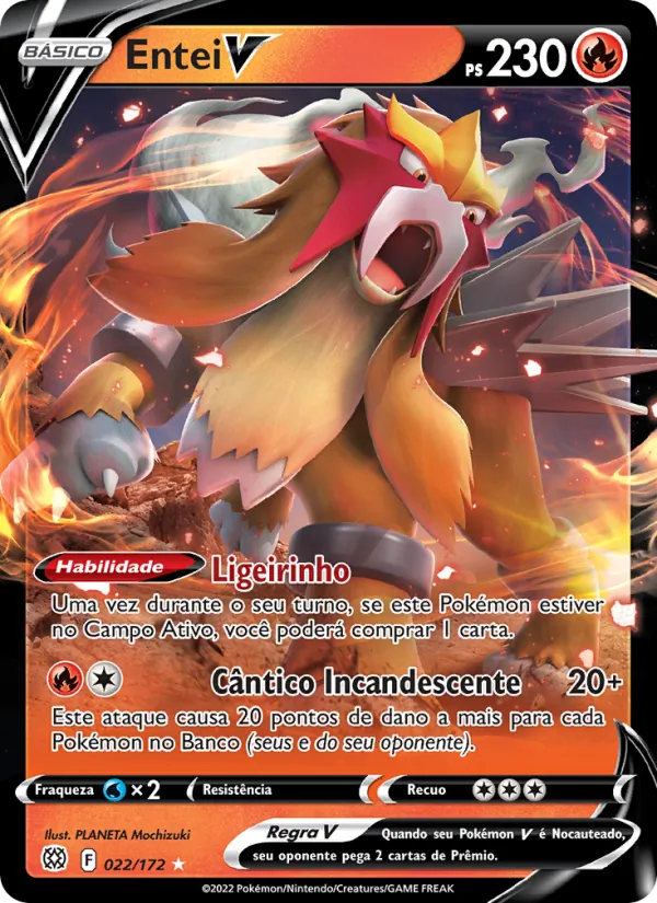 Entei V Astros Cintilantes 022/172
