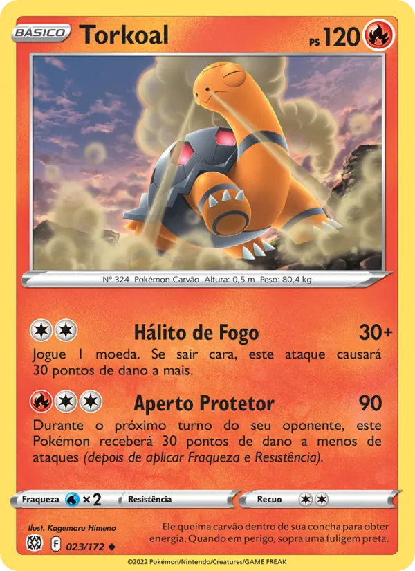 Torkoal Astros Cintilantes 023/172