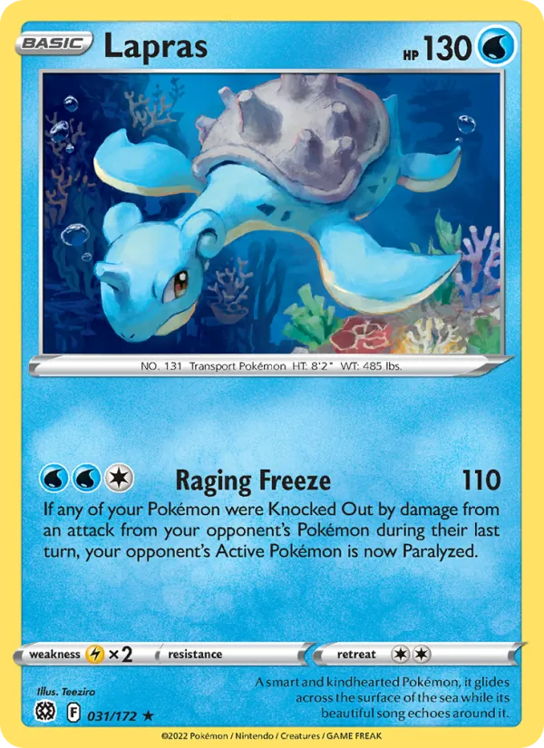 Lapras Brilliant Stars 031/172