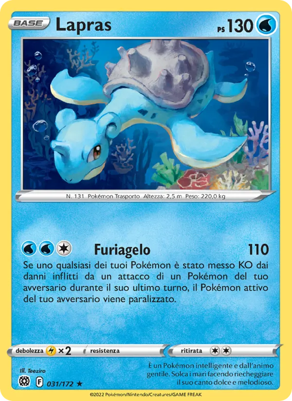 Lapras Astri Lucenti 031/172