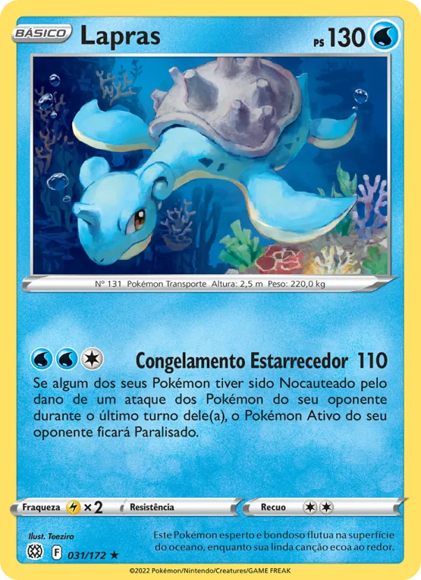 Lapras Astros Cintilantes 031/172