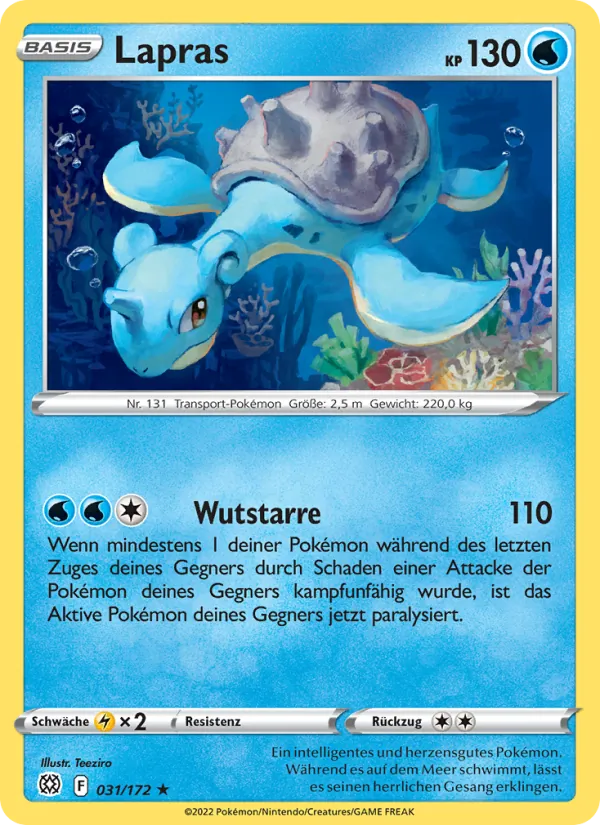 Lapras Strahlende Sterne 031/172