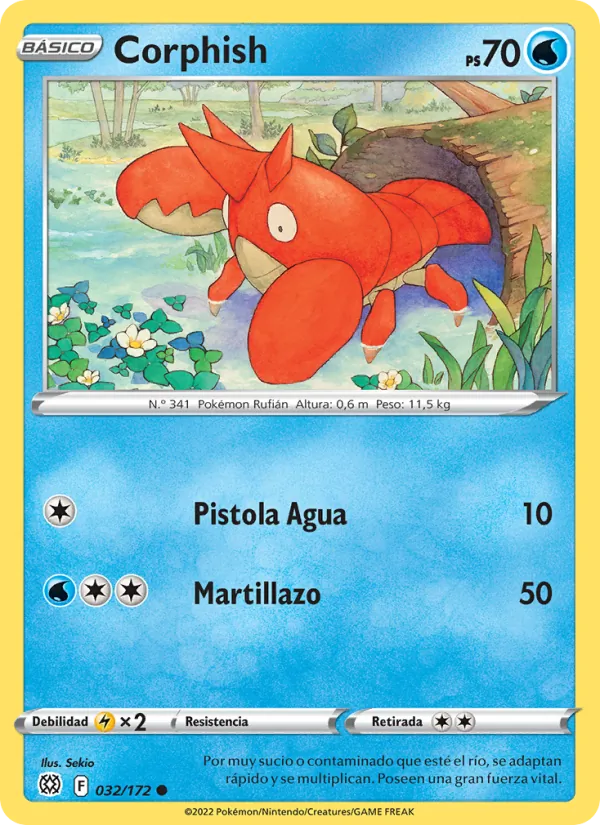 Corphish Astros Brillantes 032/172
