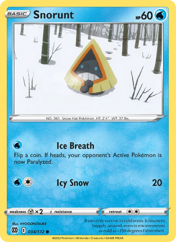 Snorunt Brilliant Stars 034/172