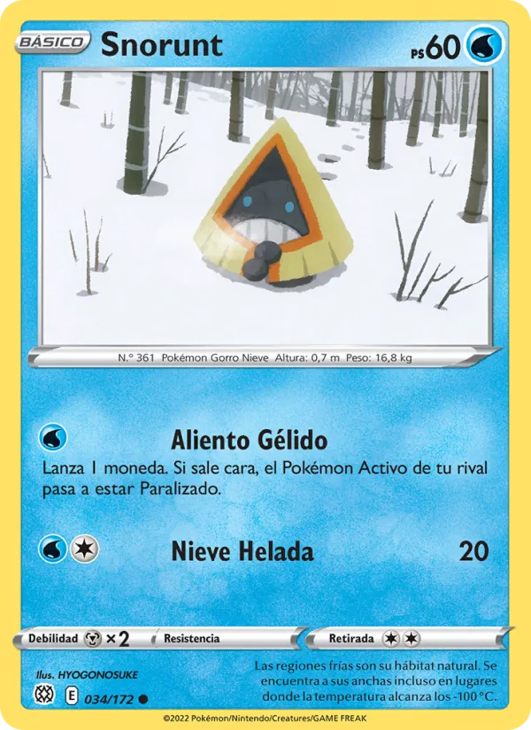 Snorunt Astros Brillantes 034/172
