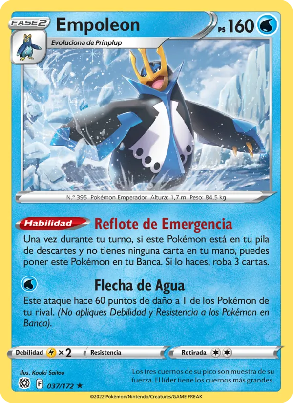 Empoleon Astros Brillantes 037/172