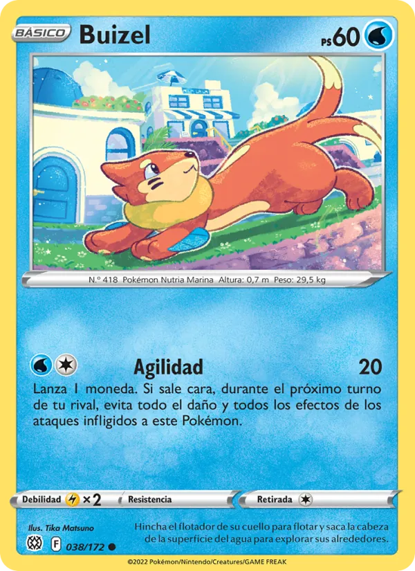 Buizel Astros Brillantes 038/172
