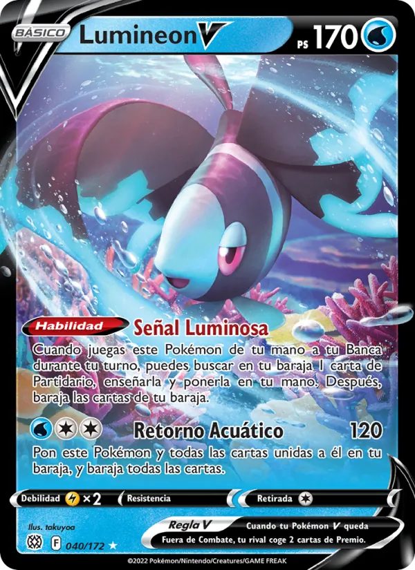 Lumineon V Astros Brillantes 040/172