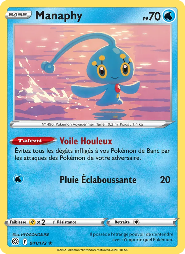 Manaphy Stars Étincelantes 041/172