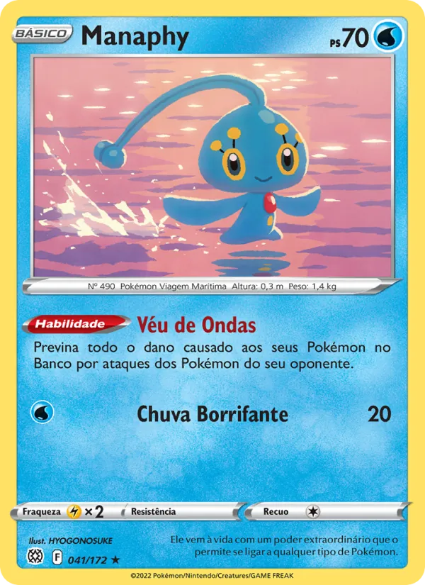 Manaphy Astros Cintilantes 041/172