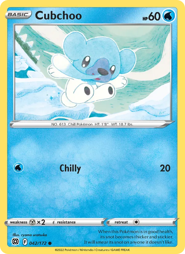 Cubchoo Brilliant Stars 042/172