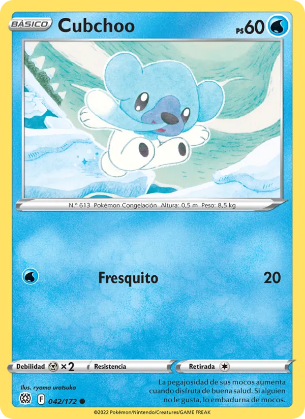 Cubchoo Astros Brillantes 042/172