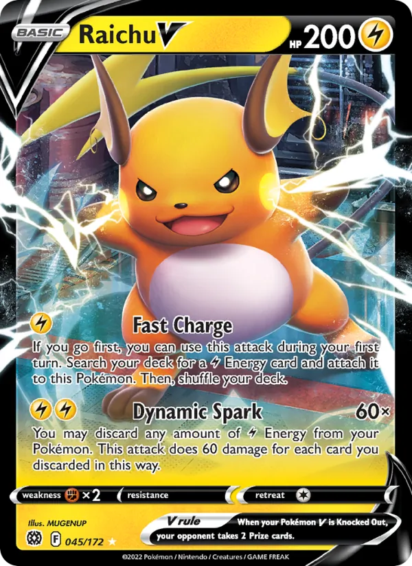 Raichu V Brilliant Stars 045/172