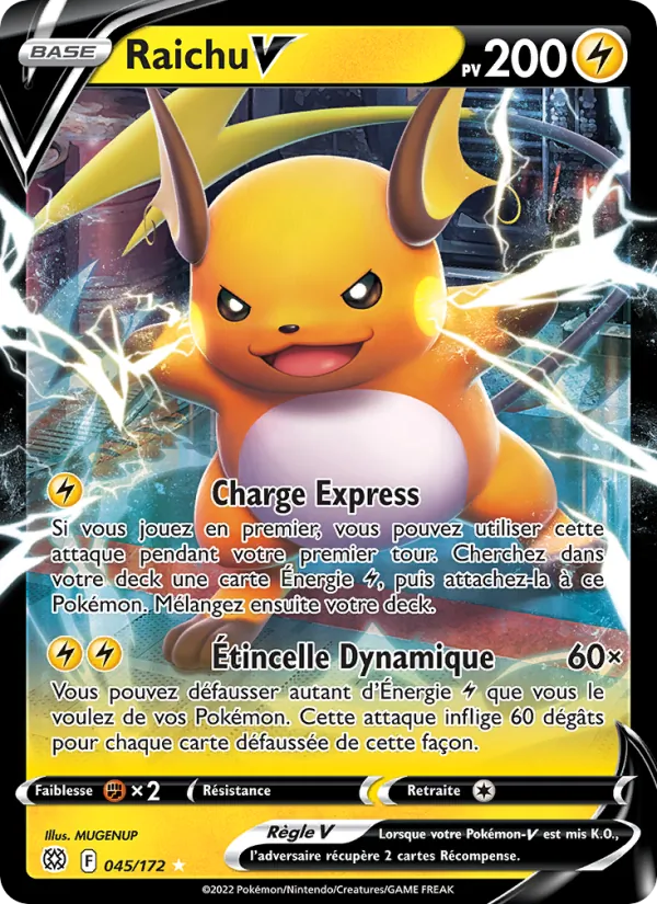 Raichu V Stars Étincelantes 045/172