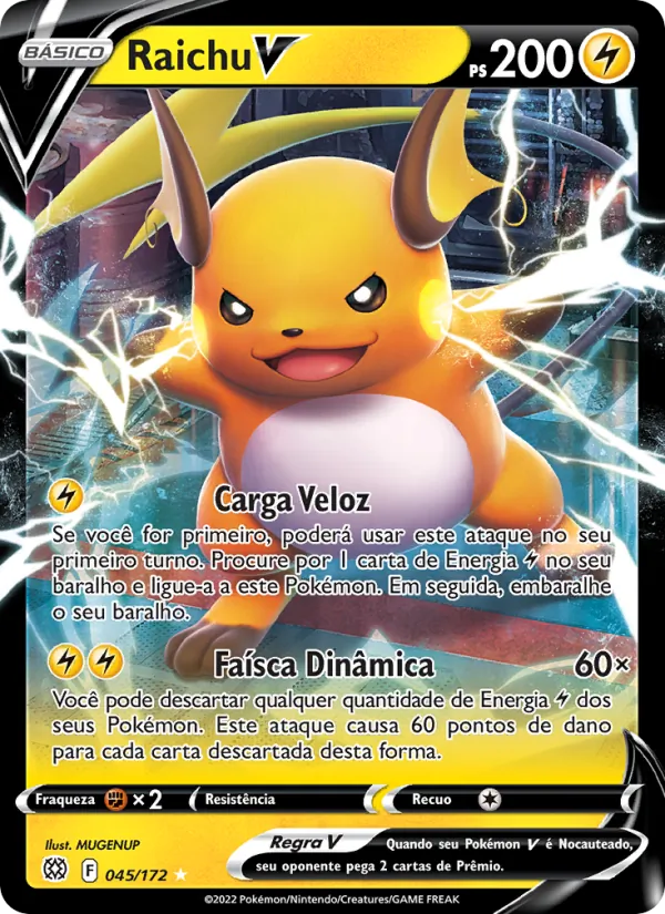 Raichu V Astros Cintilantes 045/172