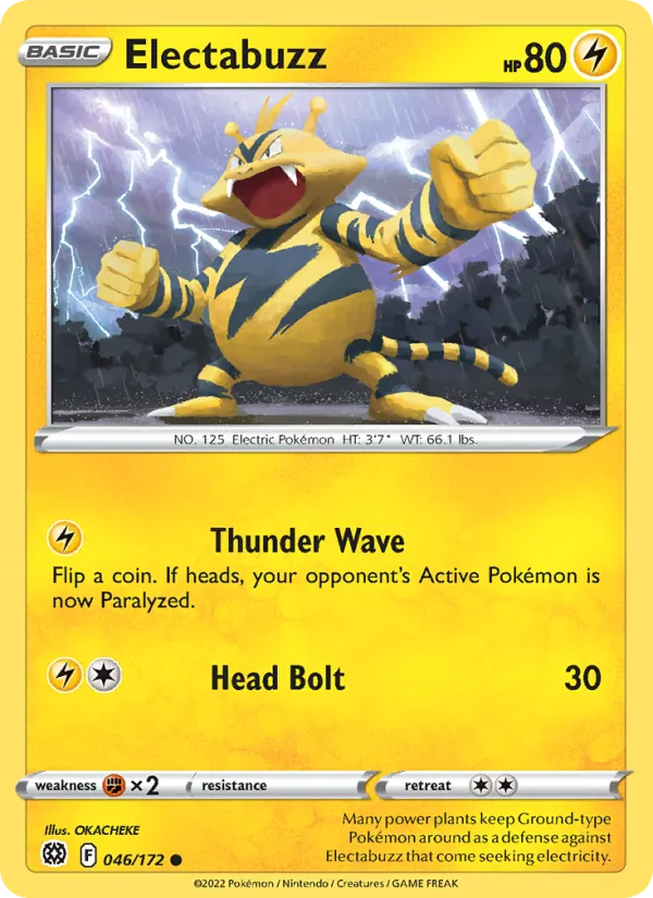 Electabuzz Brilliant Stars 046/172