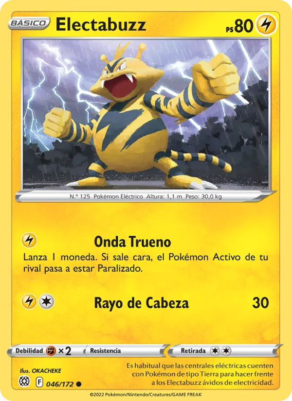 Electabuzz Astros Brillantes 046/172