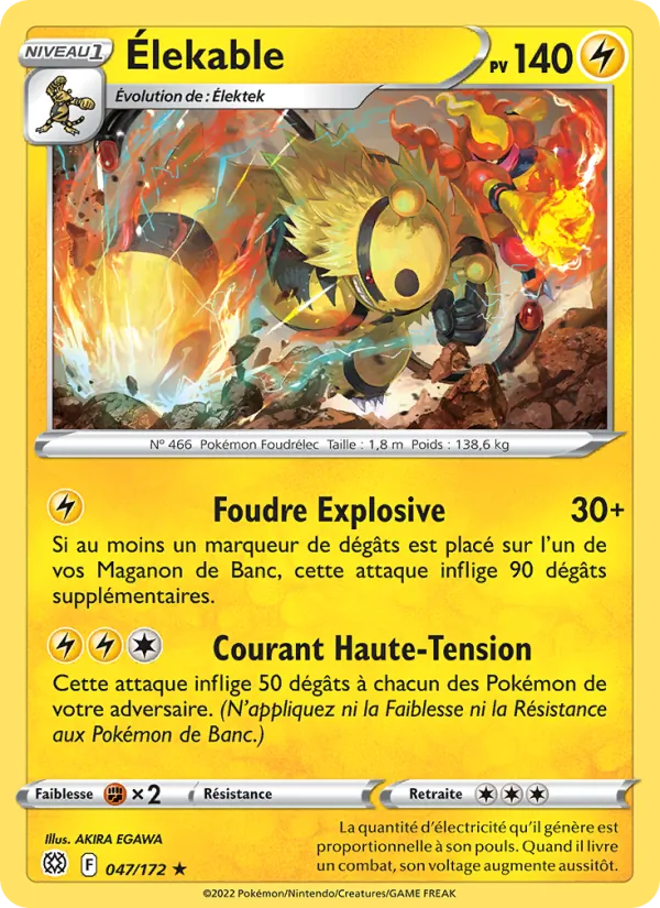 Élekable Stars Étincelantes 047/172