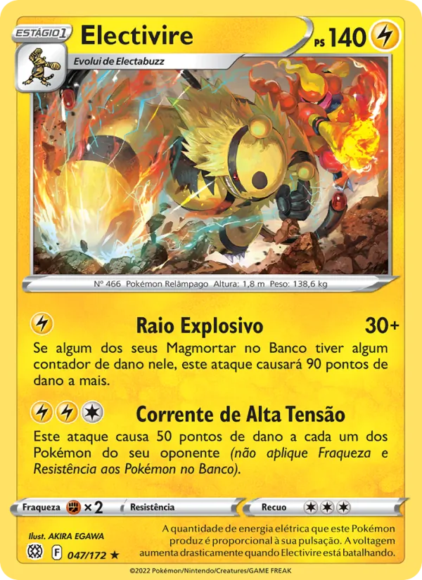 Electivire Astros Cintilantes 047/172