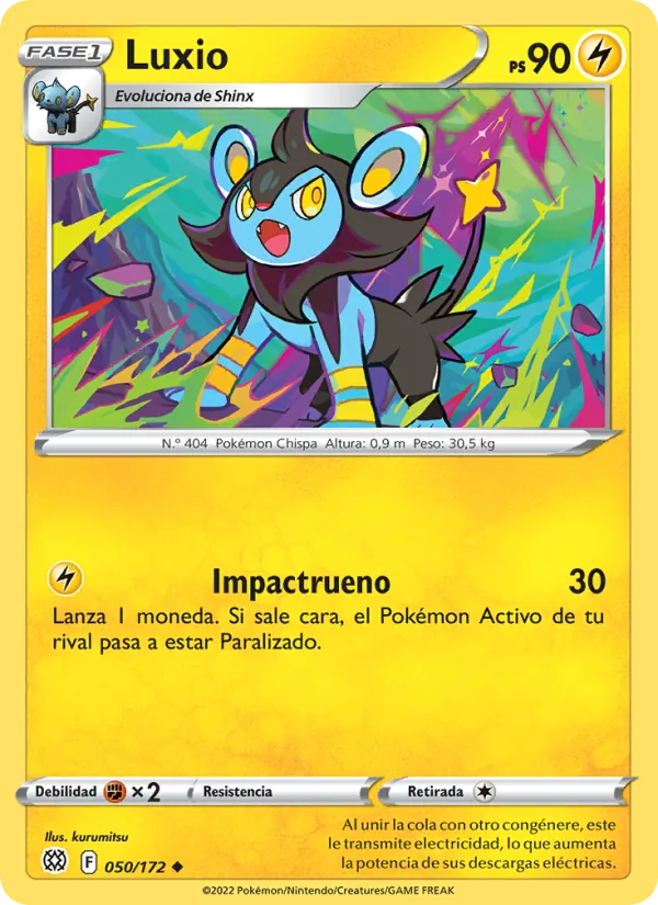 Luxio Astros Brillantes 050/172