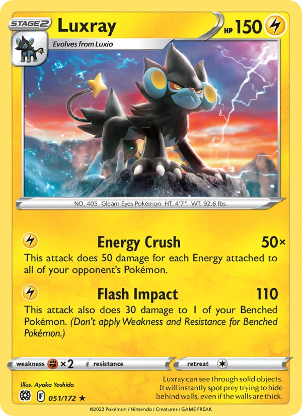 Luxray Brilliant Stars 051/172