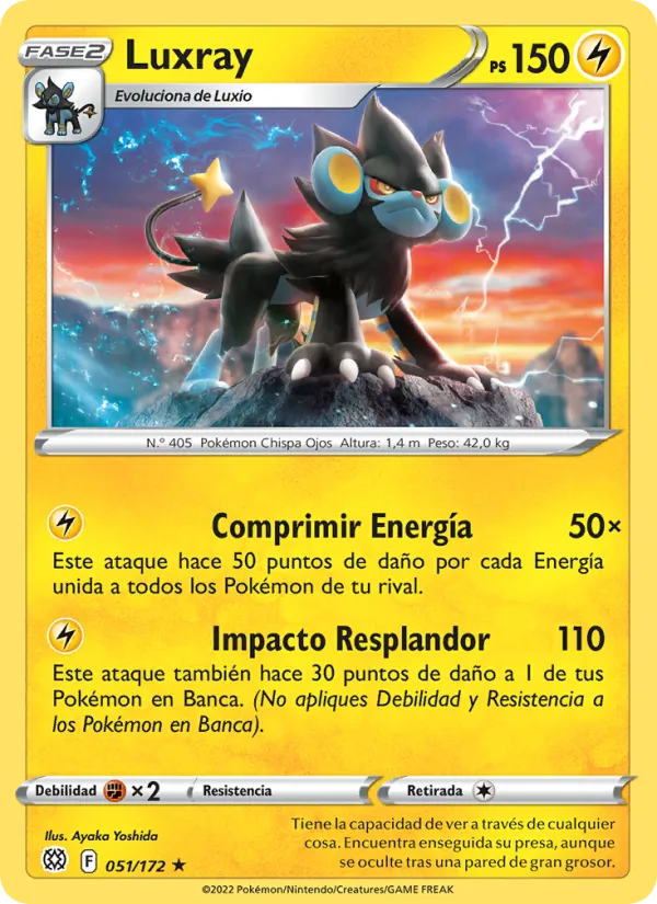 Luxray Astros Brillantes 051/172