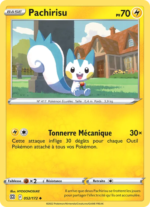 Pachirisu Stars Étincelantes 052/172