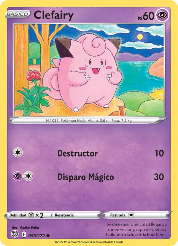 Clefairy Astros Brillantes 053/172