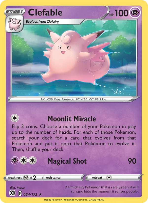 Clefable Brilliant Stars 054/172