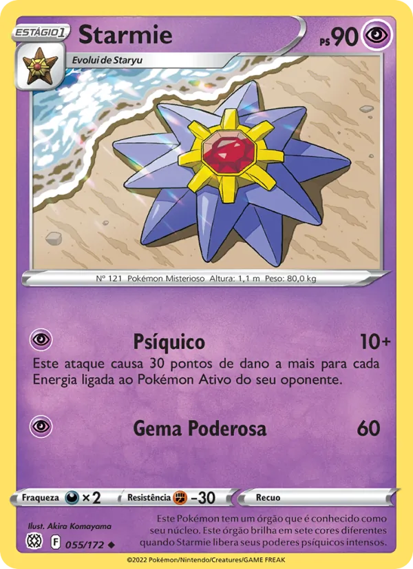 Starmie Astros Cintilantes 055/172
