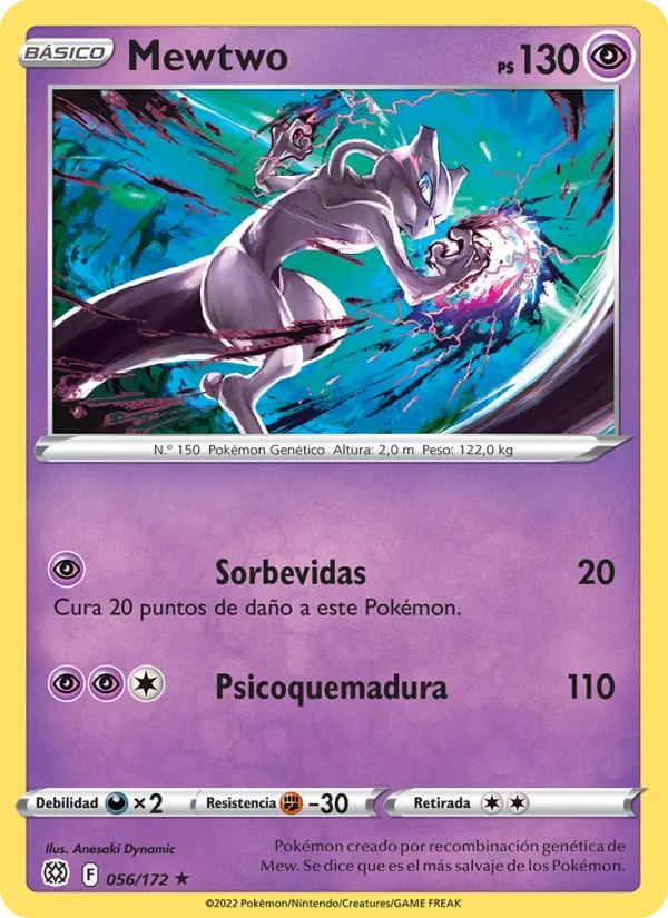 Mewtwo Astros Brillantes 056/172