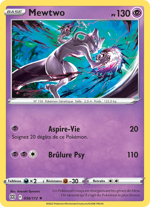 Mewtwo Stars Étincelantes 056/172