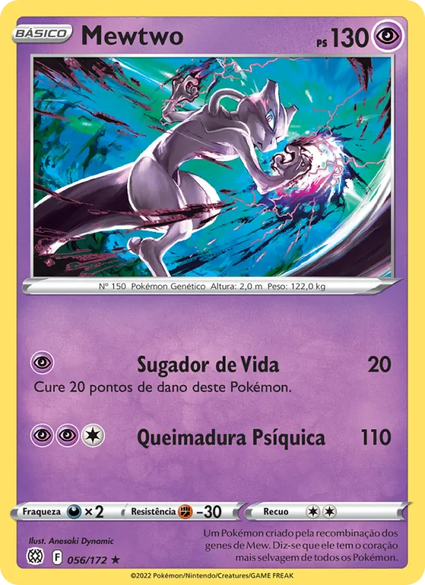 Mewtwo Astros Cintilantes 056/172