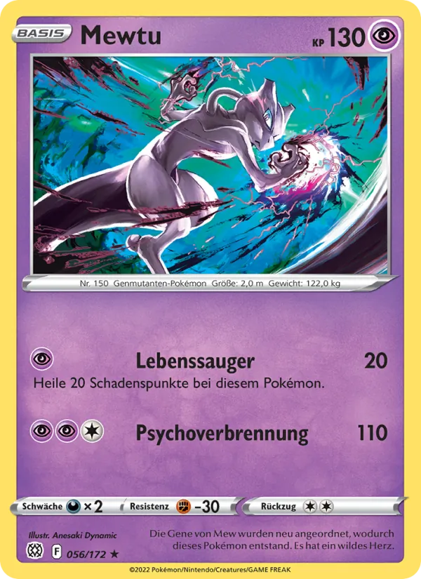 Mewtu Strahlende Sterne 056/172