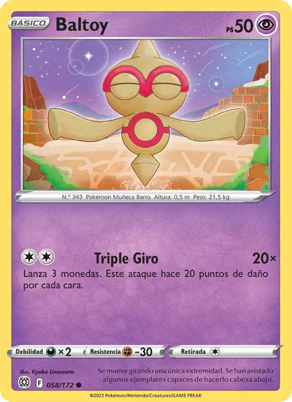 Baltoy Astros Brillantes 058/172