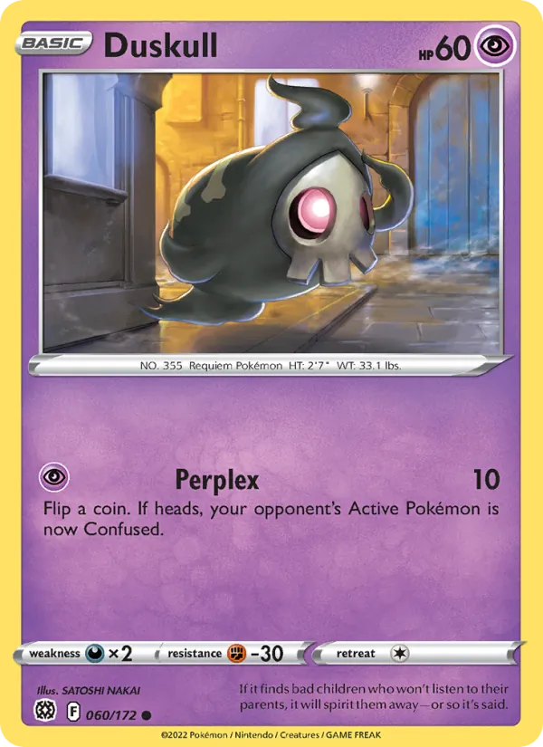 Duskull Brilliant Stars 060/172
