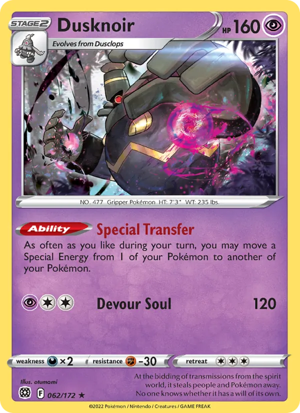 Dusknoir Brilliant Stars 062/172