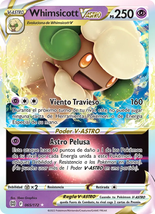 Whimsicott V-ASTRO Astros Brillantes 065/172