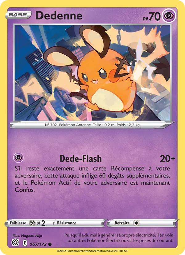 Dedenne Stars Étincelantes 067/172