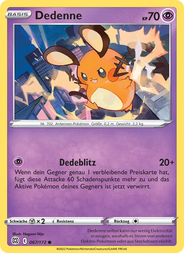 Dedenne Strahlende Sterne 067/172