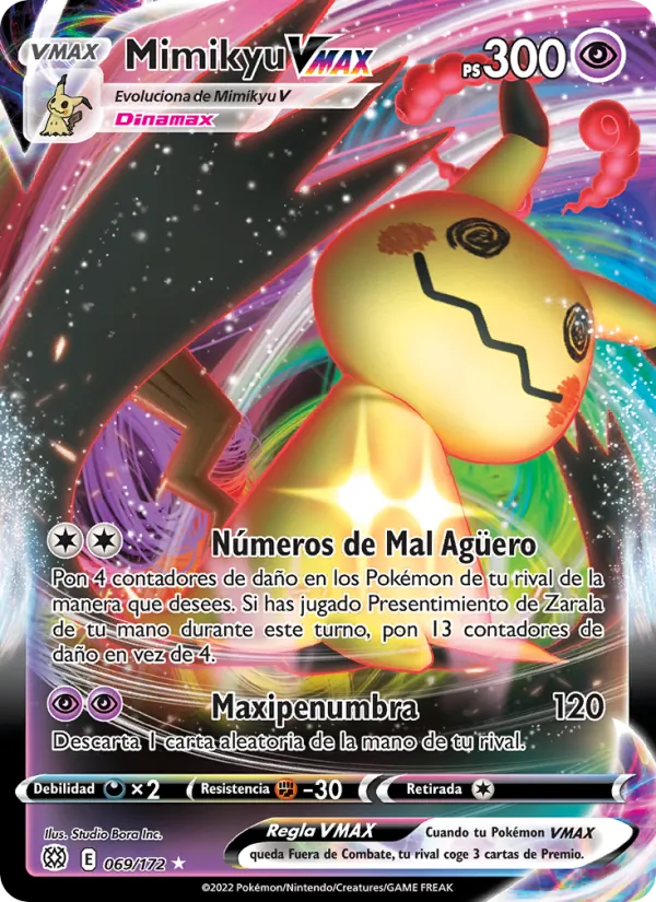 Mimikyu VMAX Astros Brillantes 069/172