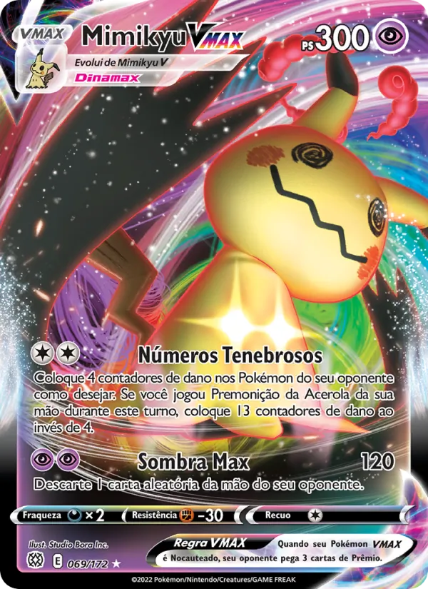 Mimikyu VMAX Astros Cintilantes 069/172