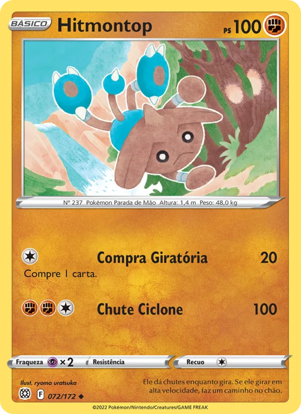 Hitmontop Astros Cintilantes 072/172
