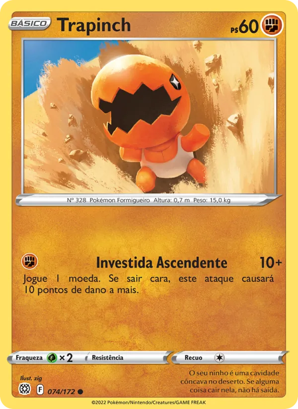 Trapinch Astros Cintilantes 074/172