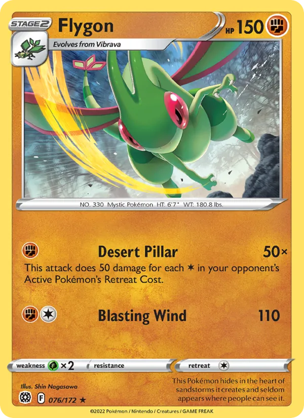 Flygon Brilliant Stars 076/172