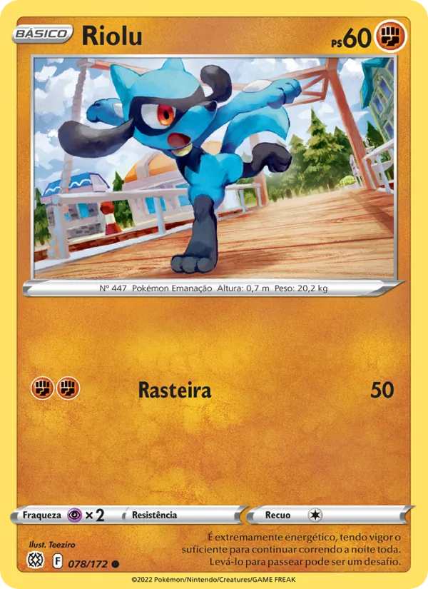 Riolu Astros Cintilantes 078/172