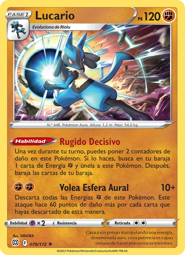 Lucario Astros Brillantes 079/172